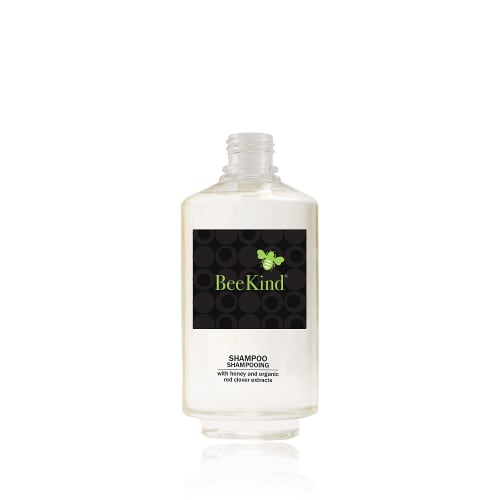 BeeKind Shampoo Clear Tamper-Proof Bottle, Empty, No Pump, 10oz/300ml
